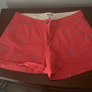 Old navy coral shorts